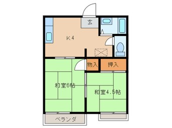 間取図 グリーンファミール