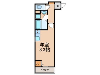 間取図 destino東町Ⅱ