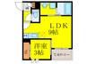 REGALEST　PRESTON春日 1LDKの間取り