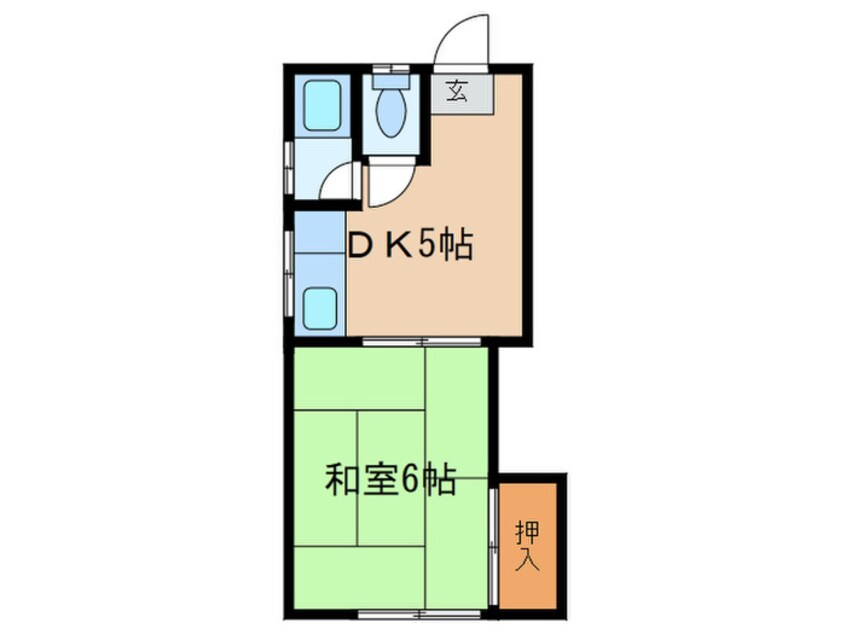 間取図 ｺｰﾎﾟめぐり坂