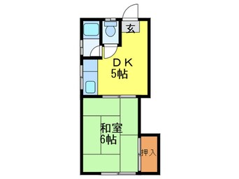 間取図 ｺｰﾎﾟめぐり坂