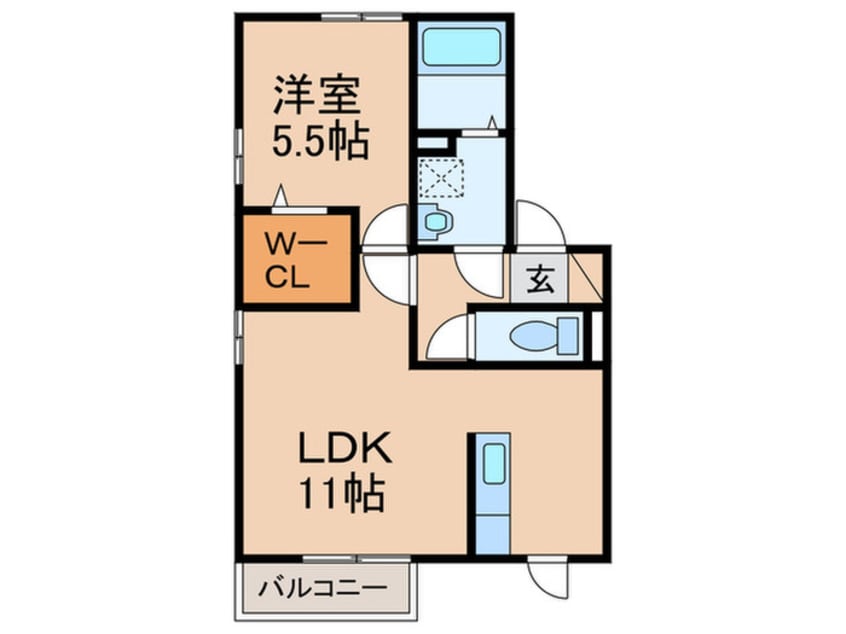 間取図 Sekuto A棟