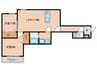 アビリタＮＯＢ博多駅東グランデ 2LDKの間取り