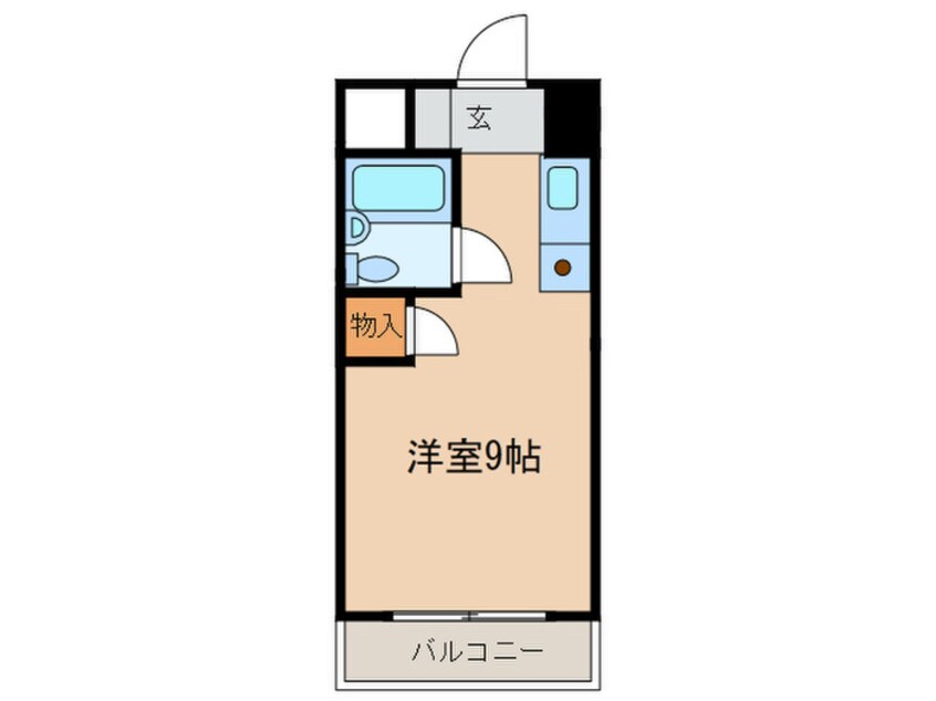 間取図 歯大前スカイマンション(807)