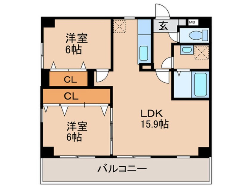 間取図 サンシティ南ヶ丘21