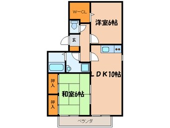 間取図 ＯＫＡ東櫛原