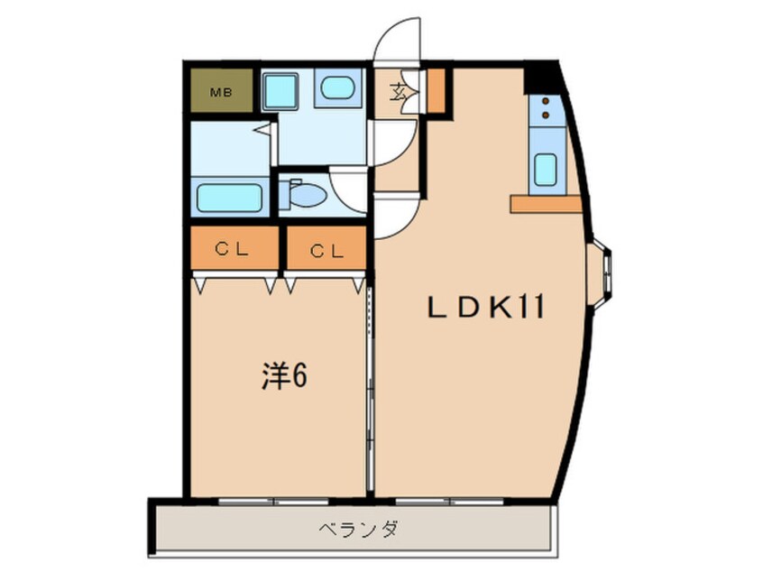 間取図 ウィルステージ古船場