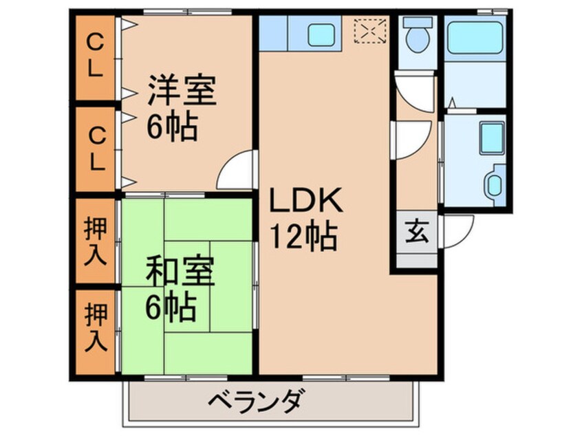 間取図 スト－クハイムＢ棟