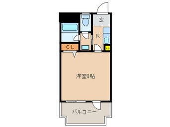 間取図 長垂ビーチエクセルⅡ39（303）