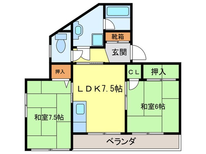 間取り図 コンダクトヴィレッジ井尻ノース
