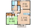 カサベルデ秋桜Ａの間取図