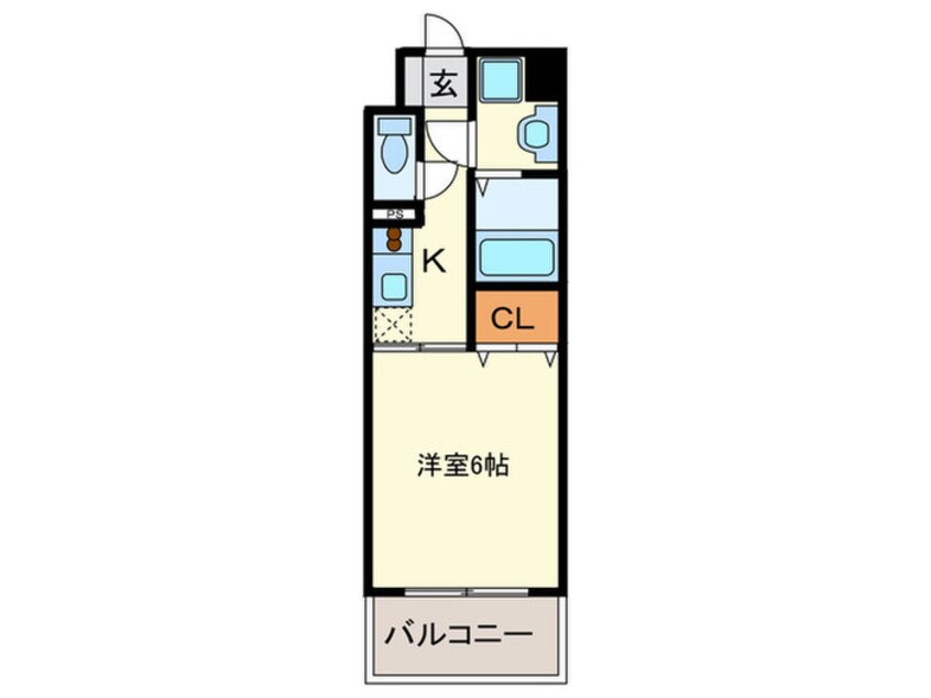 間取図 CAVANA天神