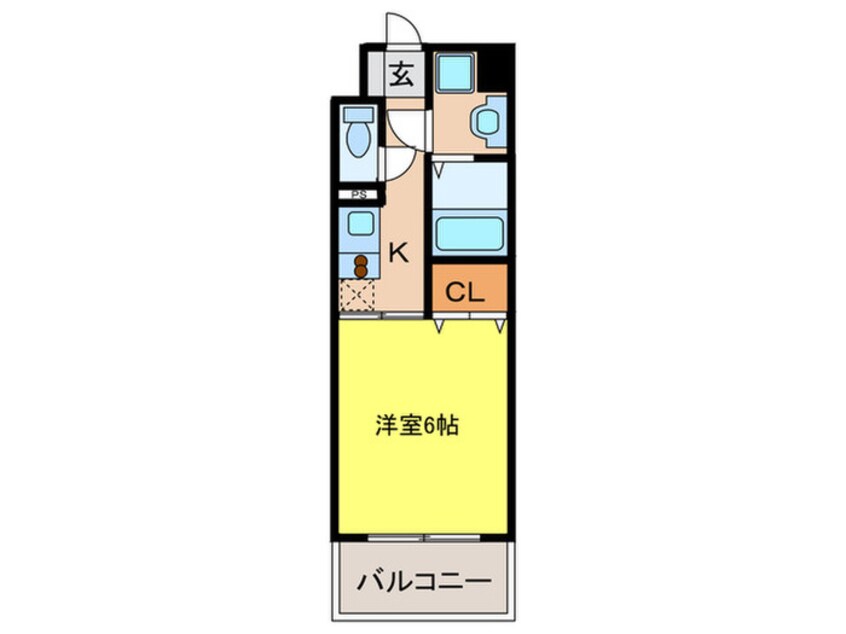 間取図 CAVANA天神