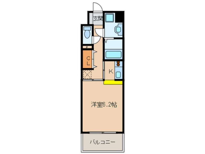 間取図 ﾓﾝﾄｰﾚ天神ｾﾝﾄﾗﾙｽｸｴｱ