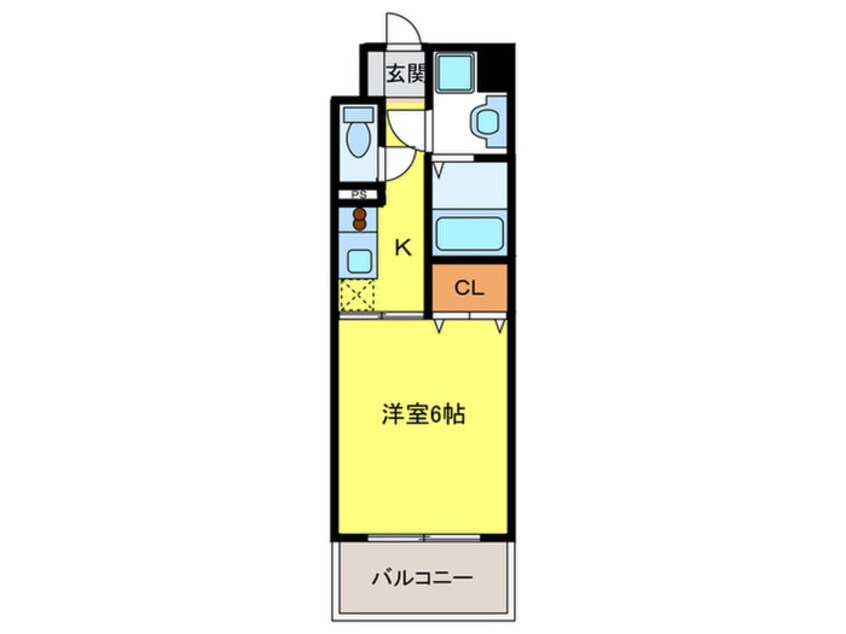 間取図 CAVANA天神