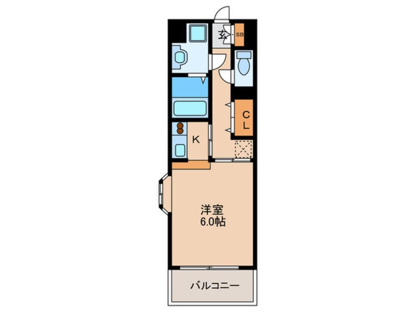 間取図 ﾓﾝﾄｰﾚ天神ｾﾝﾄﾗﾙｽｸｴｱ