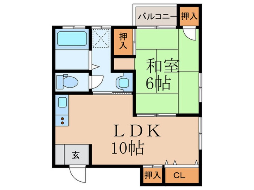 間取図 コーポラスHAMA