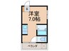 ひめだるま荘 1Rの間取り