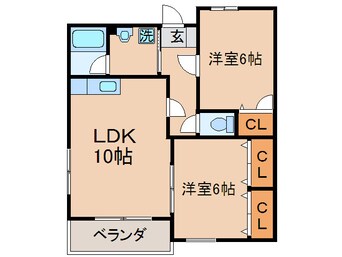間取図 エスポワール・イブ