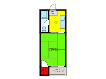 間取図 春日原ハイツ