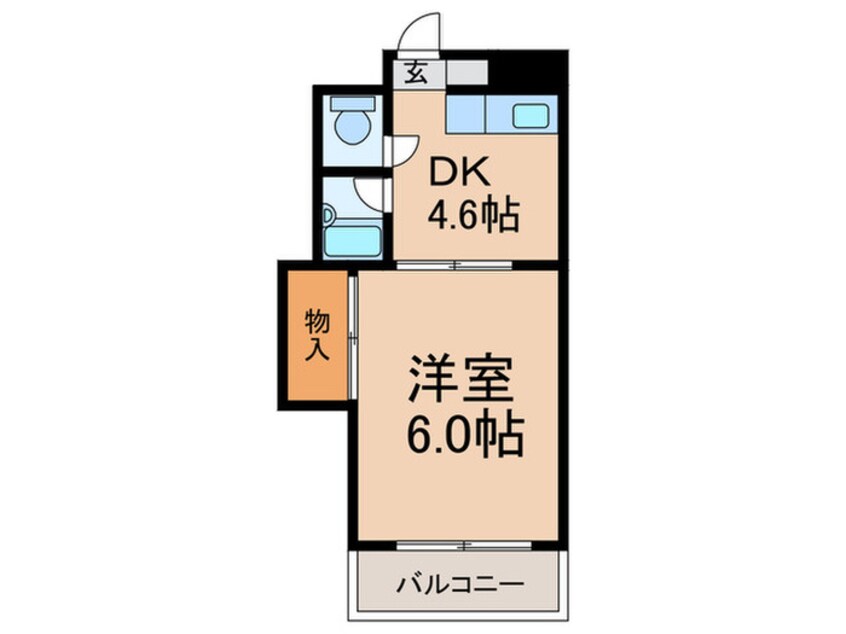 間取図 エルポルテ博多