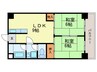コ－ポヤナセ 2LDKの間取り