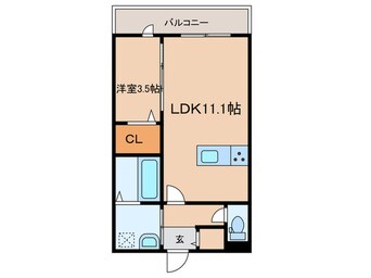 間取図 エミグランド感田