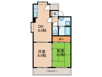 間取図 シャレ－ドでぐち