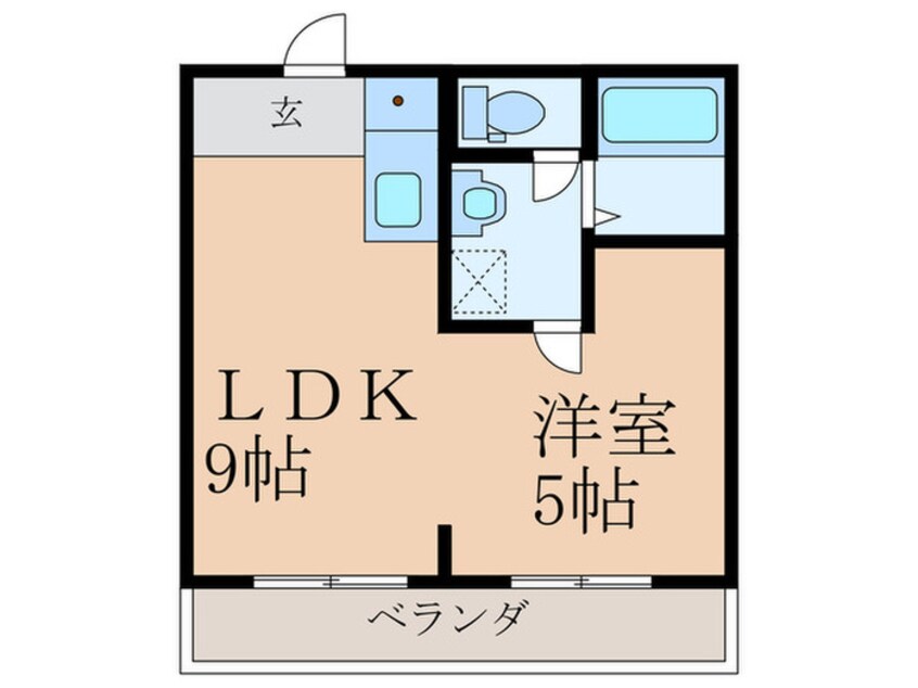 間取図 ロジングハウス小波瀬