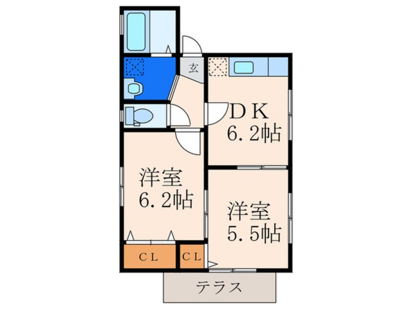 間取図 カ－サ森