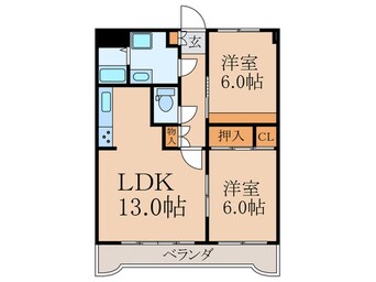 間取図 グレイス守恒駅前