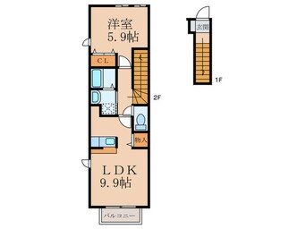 間取図 プラティ－クＢ棟