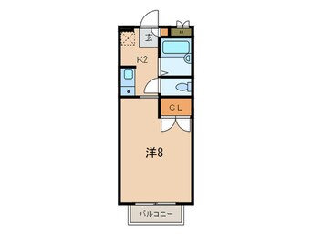 間取図 ミラノアパートメントコムラⅡ