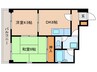 Ｇｒｅｅｎ　Ｖｉｅｗ姪浜 2DKの間取り