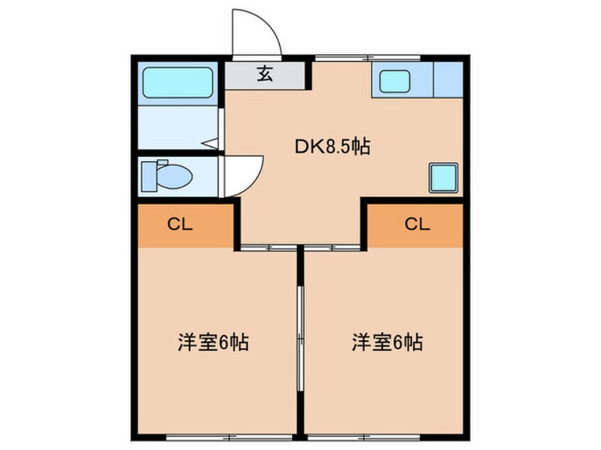 間取図 西丸山TERACE