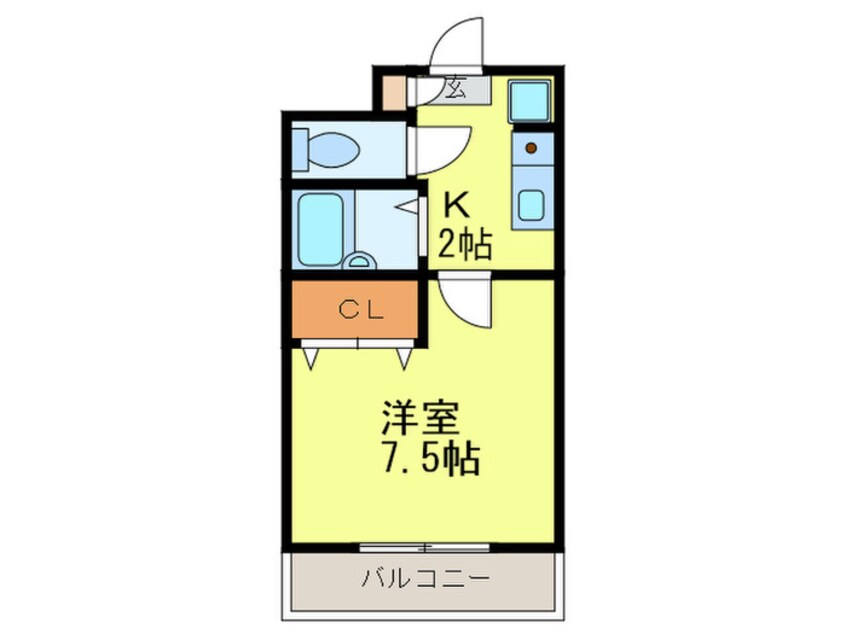 間取図 セゾン・ド・ヴィラ平尾