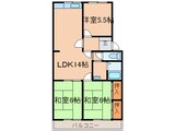 ﾎﾜｲﾄｷｬｯｽﾙ上の原C棟(206)