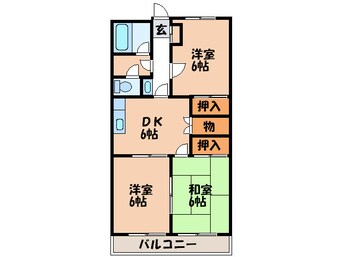 間取図 オリエンタルハイツ