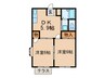 デパ－トメントアラキ 2DKの間取り