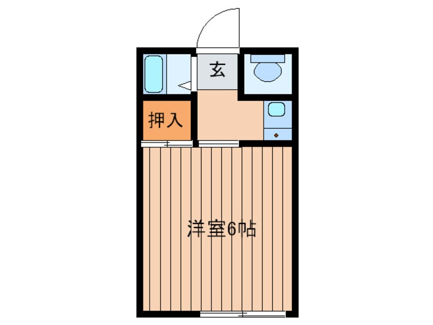 間取図 コーポ梅木