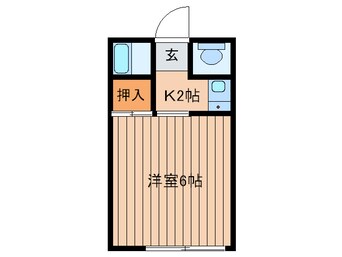 間取図 コーポ梅木