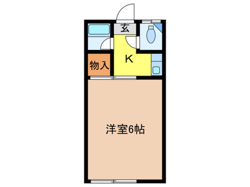 間取図 コーポ梅木