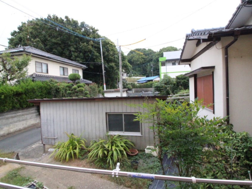 室内からの展望 コーポ梅木