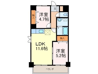 間取図 フォレストヴィラ高炉台