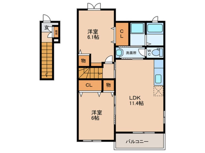 間取図 サンハイツⅡ