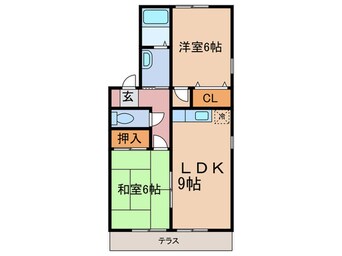 間取図 シティベール上上津役