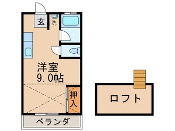 間取図 シティベール松元Ｃ