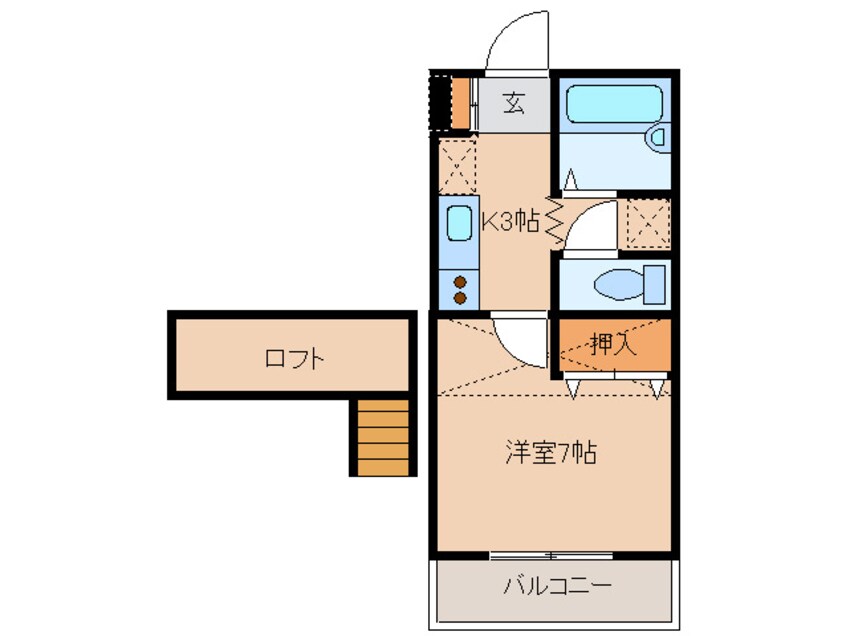 間取図 サンシャイン内橋