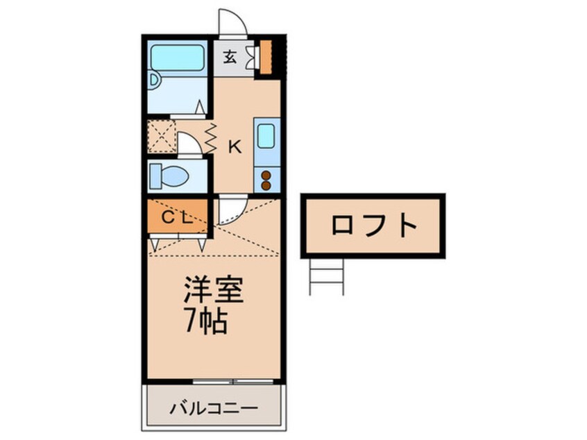 間取図 サンシャイン内橋