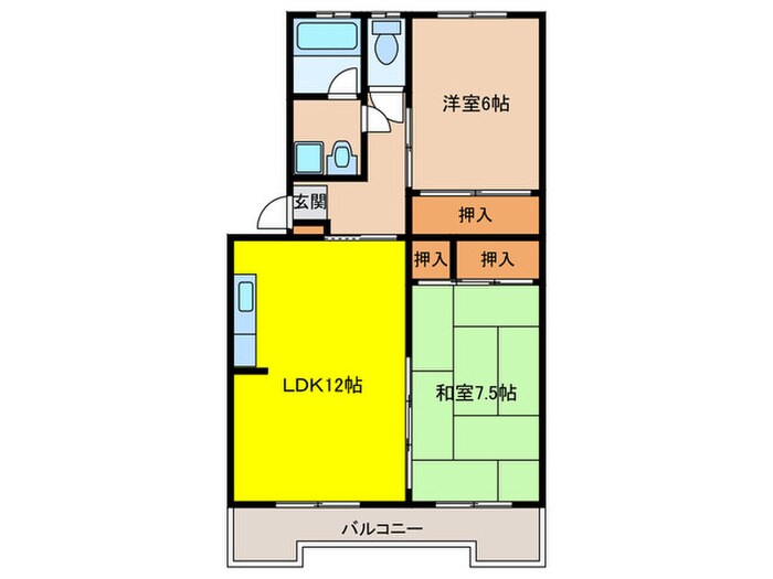 間取り図 ハイム渡辺